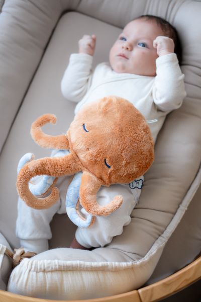 Plyov chobotnica s levanduovm vankom pre lep spnok Kaloo Petit Calme