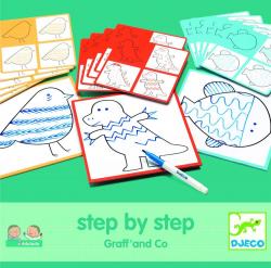 Kreslenie pre najmenších Krok za krokom Graff' and Co Eduludo Djeco od 3 rokov