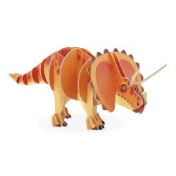Janod Dreven 3D puzzle Dinosaurus Triceratops Dino 32 ks 2