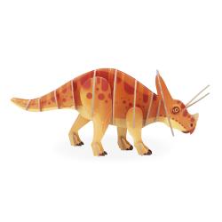 Janod Dreven 3D puzzle Dinosaurus Triceratops Dino 32 ks 3