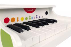 J07618_Dreven elektronick klavr pre deti s relnym zvukom Confetti Janod s pesnikami3