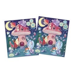 Janod Atelier Mini Kreatvna sada trasov kamienky nalepovanie Magick vly 4