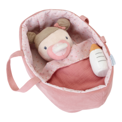 Textiln bbika bbtko baby Rosa v prenosnom koku Little Dutch s prsluenstvom