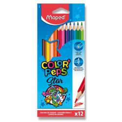 Trojhrann pastelky pre deti ColorPeps Maped 12 farieb