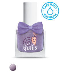Zmývateľný lak na nechty pre deti Purple Comet Snails fialový